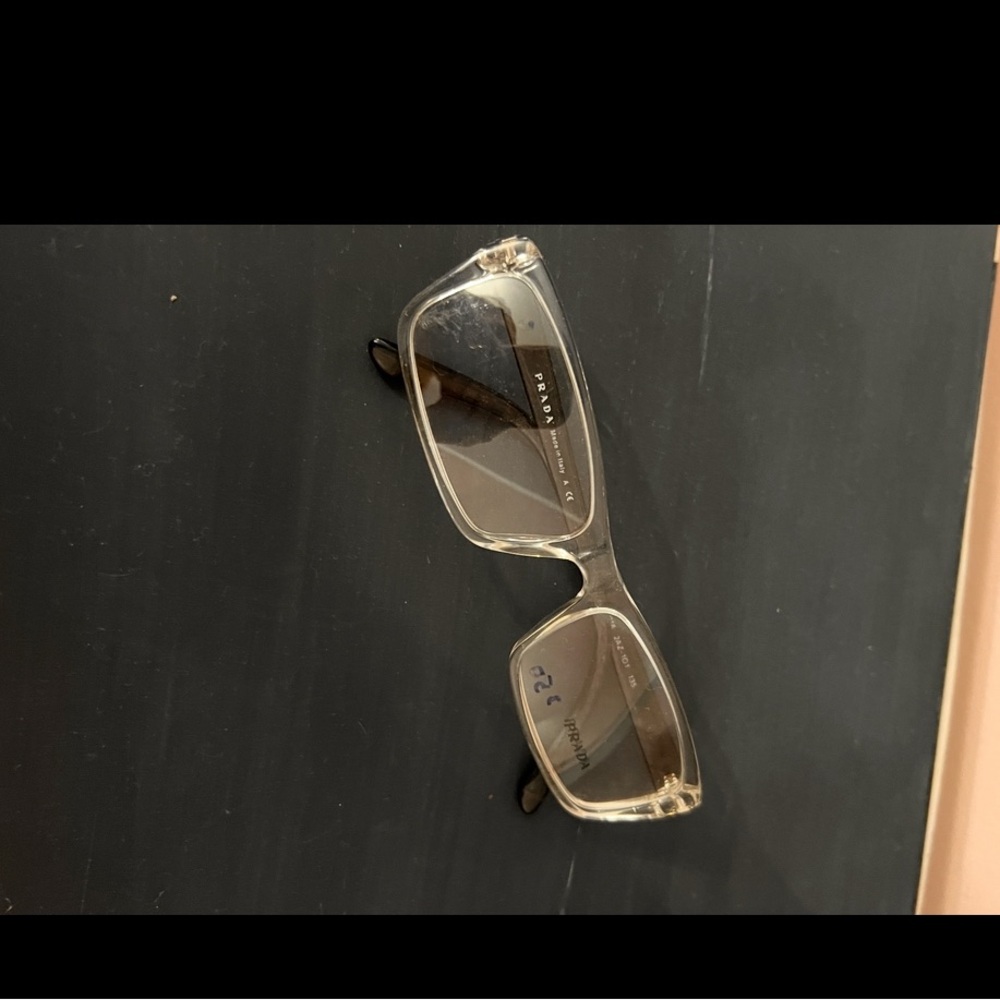 Prada Transparent Rectangular Eyewear - image 3
